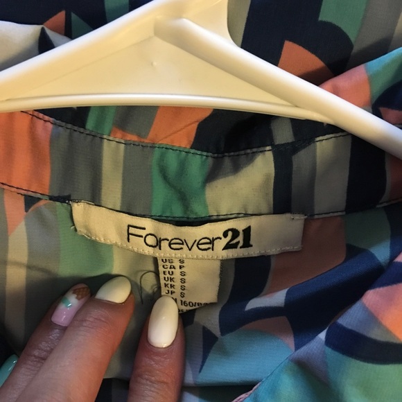 Mod Geo Fit and Flare Dress Sz S - Picture 3 of 3